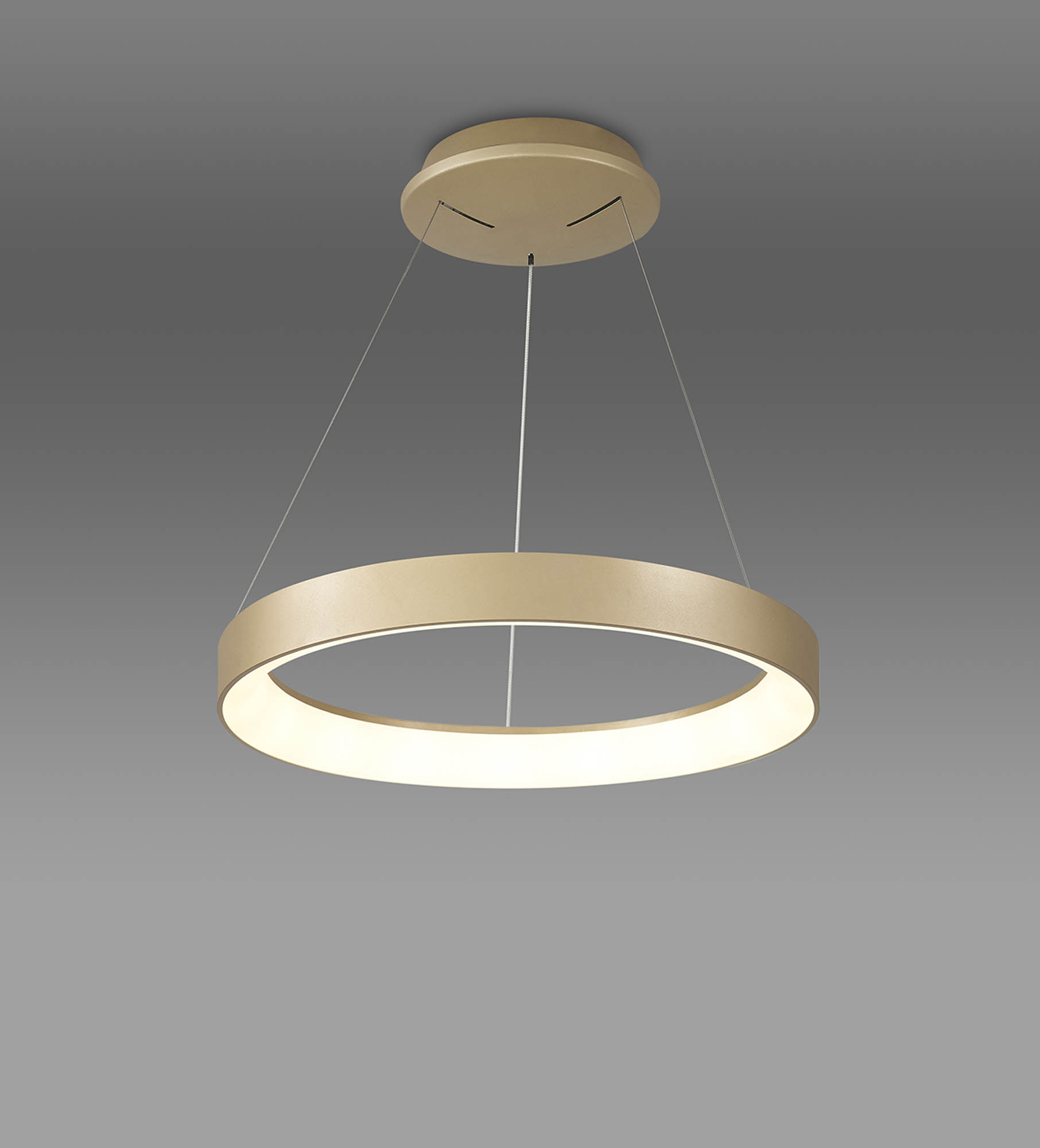 Niseko Gold Ceiling Lights Mantra Fusion Ring Pendants